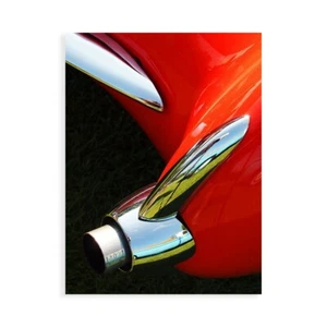 Stampa su Tela su Carta Poster o Quadro Branson Clive Exhaust on a 1956 Corvette - Imagen 1 de 2