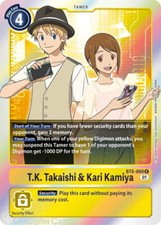 BT6-089 T.K. Takaishi & Kari Kamiya Rare Mint Digimon Card