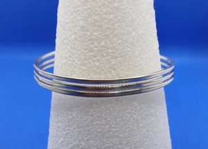 Armreif 925 Sterling Silber 3-lagig - Bild 1 von 5