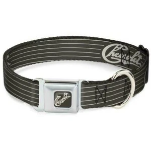 Dog Collar Seat Belt Licensed Chevrolet Chevy Script WCH016 - Picture 1 of 2
