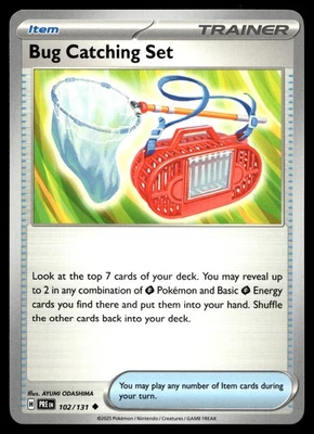 BUG CATCHING SET 102/131 UNCOMMON PRISMATIC EVOLUTIONS POKEMON - Image 1 of 4