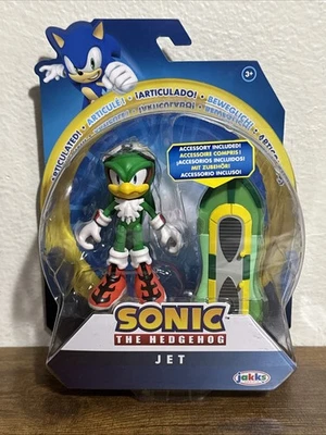 Jakks Pacific Sonic the Hedgehog Jet The Hawk con tablero Tipo-J figura de 4" nuevo Foto 1 de 4