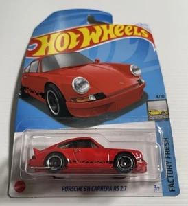2024 Hot Wheels #46 - Porsche 911 Carrera RS 2.7 Red Factory Fresh #4 - Picture 1 of 4