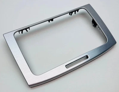 Radio bisel aluminio cepillado genuino Volkswagen 3C0858069AG 20V CC Passat 06-11 Foto 1 de 2