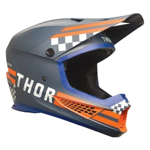Thor Sector 2 Combat Midnight/Orange Off Road MX Helmet Adult Sizes XS - 2X - Picture 1 of 4