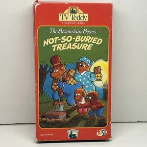The Berenstain Bears VHS 1993 Video Tape Not So Buried Treasure Vintage TV Teddy - Picture 1 of 13