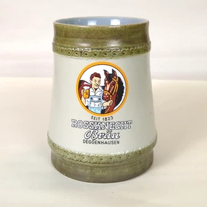 Vintage Rossknecht Beer Stoneware Mug Stein 0.5L Deggenhausen Germany - No Lid - Picture 1 of 7