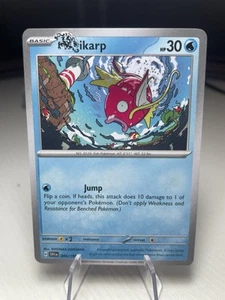 Magikarp ERROR Missing Ink Print error Pokémon Card Scarlet & Violet NM - Picture 1 of 2