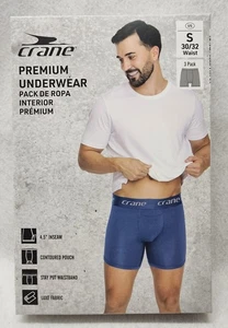 Crane Men's 3-Pack Premium Underwear Size Small (30-32)/New - Picture 1 of 3