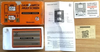 CONSOLE NINTENDO GAME & WATCH KELEG DENMARK DONKEY KONG COMPLÈTE CIB OVP DK-52 - Immagine 1 di 4