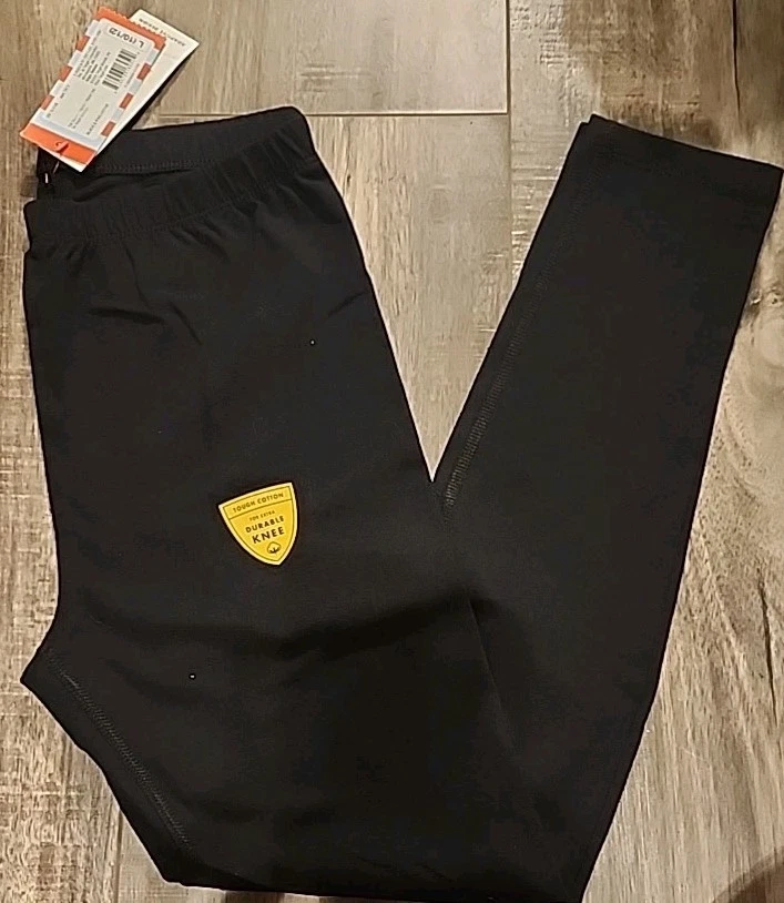 Cat & Jack Negro Flexible Duradero Rodilla Negro Pantalones Talla Grande 10/12 Foto 1 de 4