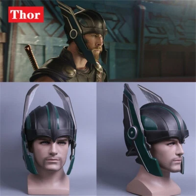 Thor: Ragnarok God of Thunder Gladiator Helmet Masks Cosplay Marvel Movie Props - Image 1 of 4
