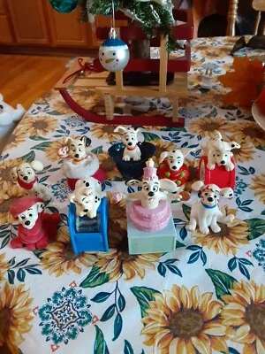 9 McDonalds Walt Disney 101 Dalmatians Some CHRISTMAS Happy Meal Toys  - Image 1 of 4