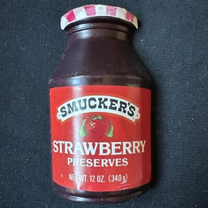 Imán de nevera promocional vintage Smucker’s Strawberry Preserves Arjon Hong Kong - Imagen 1 de 9