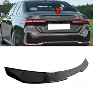 Painted Black Fits For 2024+ BMW 5-Series G60 Sedan M4 Rear Trunk Spoiler Wing - Picture 1 of 6