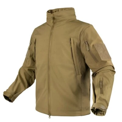Condor 602-498 Summit Soft Shell Breathable Waterproof Army Combat Jacket-Brown - Image 1 of 4