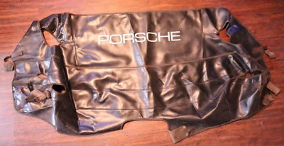 Vintage Porsche Black Leather 1970 80s  911 928 914 944 924 930 Guard Bra Mask? - Image 1 of 4