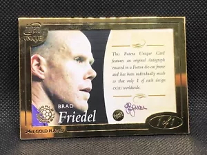2006 Futera World Football Unique Gold Plated Auto Brad Friedel 1/1 USA - Picture 1 of 4