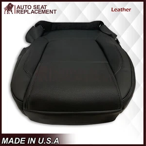 Cubierta de asiento inferior de cuero perforado negra para Ford Explorer 2013 2014 2015 - Imagen 1 de 11
