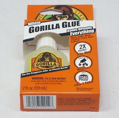 Gorilla White Glue, Waterproof, 2 Ounce Bottle, White • 6.07$