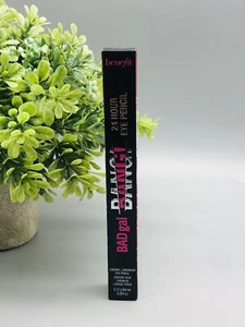 Lápiz de ojos Benefit Bad Gal Bang 24 horas PITCH NEGRO tamaño completo nuevo en caja - Imagen 1 de 3