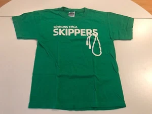 SIMMONS YMCA “SKIPPERS” SHORT SLEEVE T-SHIRT SIZE M (YOUTH) - Picture 1 of 4