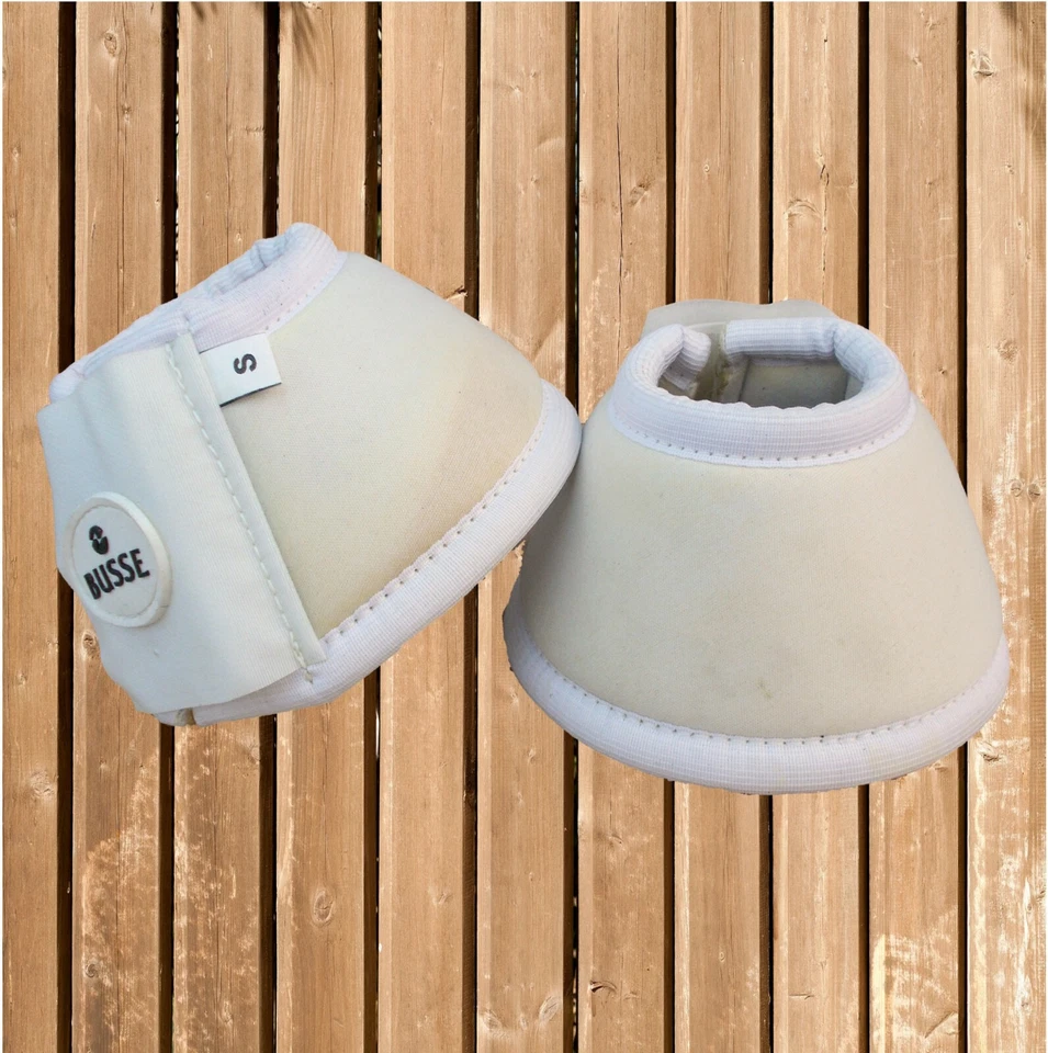 Busse Hufglocken SOFT, Sprungglocken Neopren, weiß, Gr. S, Farbfehler  - Bild 1 von 1