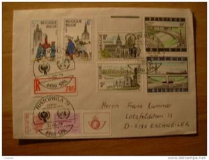 LUXEMBOURG Bridges Stamps On Cover - Imagen 1 de 1