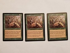 Awesome Magic the Gathering MTG Tempest Rampant Growth x3 nm/mint English