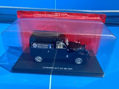 CITROEN 2CV AU SR 1953 SECOURS ROUTIER test Gendarmerie 1/24 HACHETTE N°2  - Photo 1/4