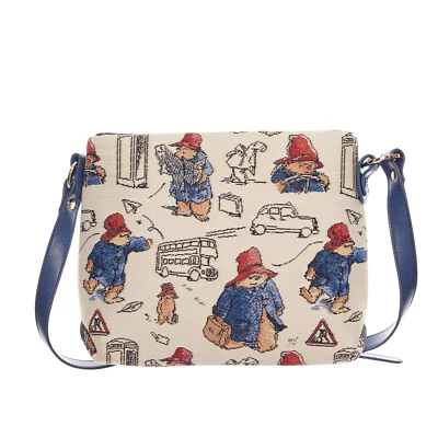 Signare Tapestry Paddington Bear Crossbody Bag Purse Shoulder Handbag - Image 1 of 4