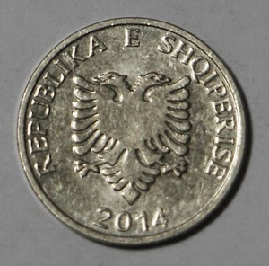 Moneda de 5 Leke Albania 2014 - Imagen 1 de 2
