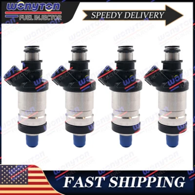 4x Fuel Injectors For 1996-2000 Honda Civic 1.6L 06164-P2A-000 - Image 1 of 4