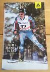 Simi Hamilton Fischer X-C Cross-Country Ski Poster Olympics Middlebury College