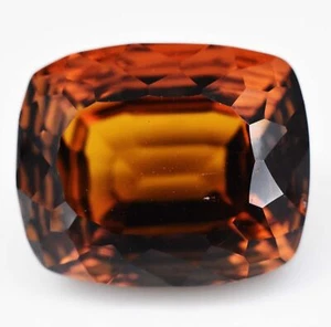 26,90 ct natürlicher Turmalin KARMESIN ORANGE Feinschliff lose Edelstein, Brasilien - Bild 1 von 4