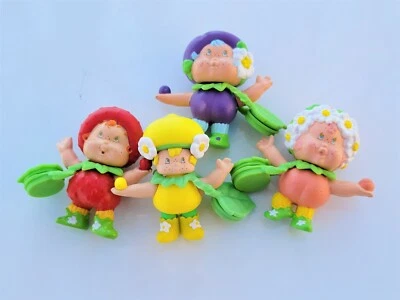 Custom Berrykin Lemon Strawberry Peach Plum Set of 4 Critter Doll Shortcake - Image 1 of 4