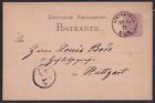 67180) LINDENTHAL neuer Postort OPD Cöln  LUXUS 1879 auf Postkarte