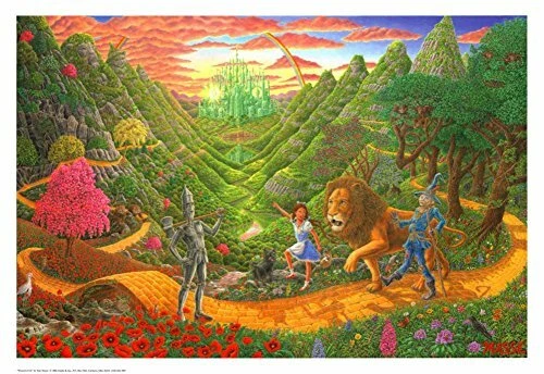 STUDIO B Wizard Of Oz Poster by Tom Masse 32 x 22in
