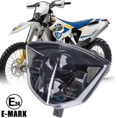 Dirt Bike LED Headlight For Husqvarna FE 350 Specs FE 501 Specs TE 125 FE 250 - Image 1 of 4