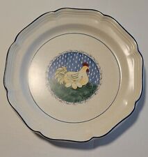 Set Of 4 Mikasa French Countryside Farmhouse Chicken/Hen Dinner Plates