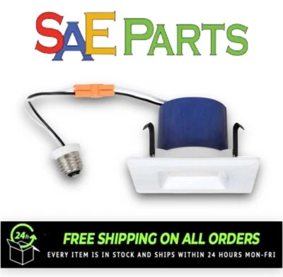 Sylvania 74925 4”, E26 Medium Screw Base, 2700K Recessed Downlight Kit (6-Pack) - Image 1 of 3