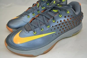 Mens NIKE Kevin Durant KD 7 Elite Silver Orange Basketball Shoes Size 11 - Picture 1 of 10