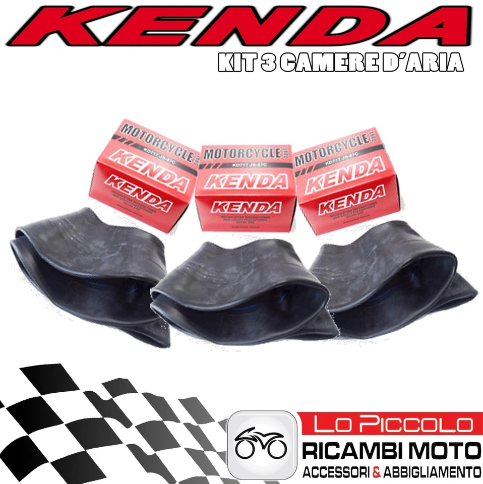 3 CAMERA D'ARIA KENDA PER RUOTA 3.50.10 3.50/10 PIAGGIO VESPA RALLY 180 200