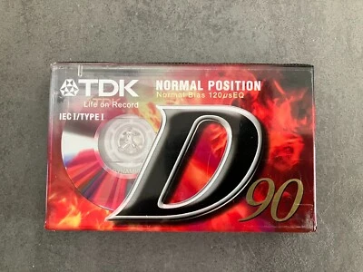 Réf 17 - CASSETTE Audio K7 Vierge Neuve / TDK 90 IEC 1 / TYPE 1 - Photo 1/2