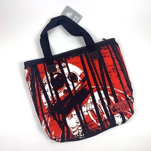Star Wars BB-8 Tote Bag Black & Red 2 Interior Pockets Zipper Closure 15 x 19" - Picture 1 of 17