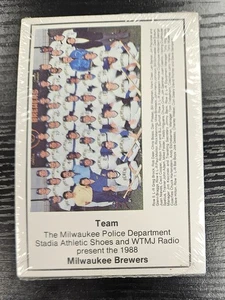 Milwaukee Brewers 1988 Milwaukee Police equipo completo conjunto sellado YOUNT & MOLITOR - Imagen 1 de 2