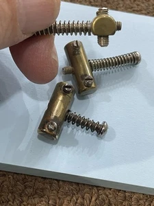 VINTAGE MESSING TELE TELECASTER FLACHER BODENSTEGSÄTTEL - Bild 1 von 4