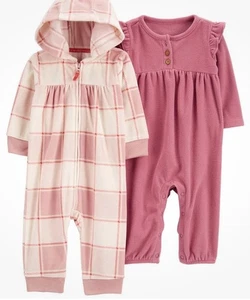 Carter's Kleinkind 2er Pack Jumpsuit, rosa - Bild 1 von 3