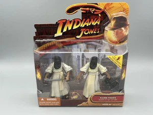 NEW INDIANA JONES Raiders CAIRO THUGS 3 3/4 Deluxe Action Figure 2008 MOC Hasbro - Picture 1 of 10