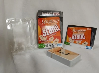 Parker Brothers Scrabble Slam Card Game Fun Word NEW Complete Open Box - Image 1 of 4